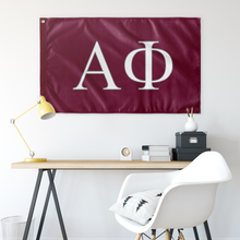Load image into Gallery viewer, alpha-phi-sorority-flag-bordeaux