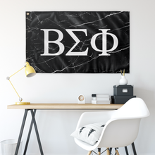 Load image into Gallery viewer, Beta Sigma Phi Black Marble Sorority Flag