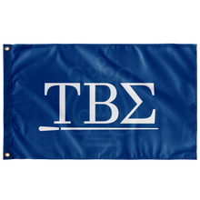 Load image into Gallery viewer, Tau Beta Sigma Logomark Flag - White &amp; Blue