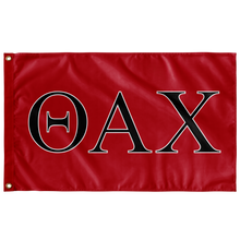 Load image into Gallery viewer, Theta Alpha Chi Fraternity Flag - Red, Black &amp; White