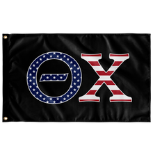Load image into Gallery viewer, Theta Chi USA Flag - Black