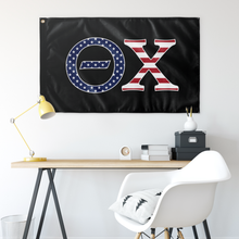 Load image into Gallery viewer, Theta Chi USA Wall Banner - Black