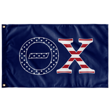 Load image into Gallery viewer, Theta Chi American Banner - Blue