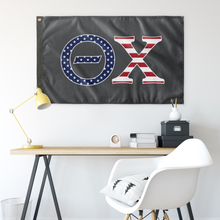 Load image into Gallery viewer, Theta Chi Custom USA Flag - Dark Grey