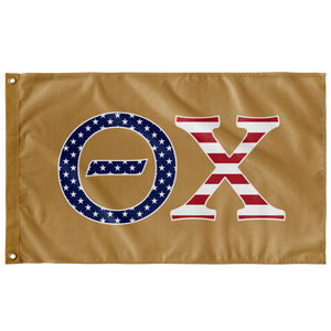 Theta Chi American Banner - Gold