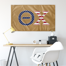 Load image into Gallery viewer, Theta Chi Wall Flag - Gold