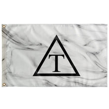 Load image into Gallery viewer, Triangle White Marble Flag