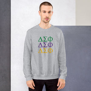 Delta Sigma Phi Stacked Letter Sweatshirt