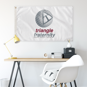 Triangle Vertical Stacked Logo Fraternity Flag