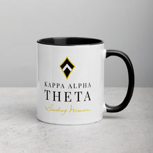 Load image into Gallery viewer, Kappa Alpha Theta Mug with Color Inside