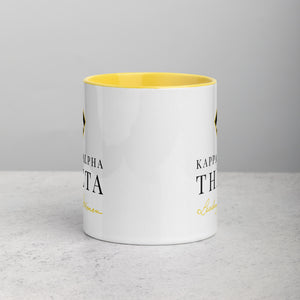 Kappa Alpha Theta Mug with Color Inside
