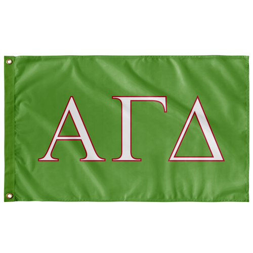 Alpha Gamma Delta -  Green, White & Red