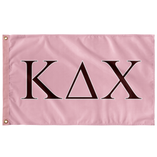 Load image into Gallery viewer, Kappa Delta Chi Sorority Flag - Pink, Maroon &amp; White