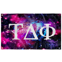 Load image into Gallery viewer, Tau Delta Phi Galaxy Pink Greek Flag