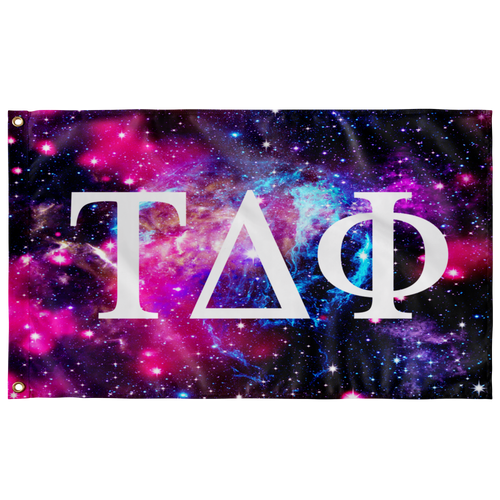 Tau Delta Phi Galaxy Pink Greek Flag
