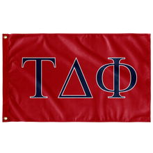 Load image into Gallery viewer, Tau Delta Phi Fraternity Flag - Red, Navy &amp; White
