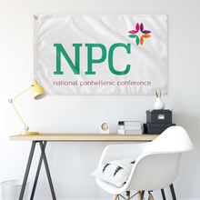 Load image into Gallery viewer, National Panhellenic Conference Flag - White