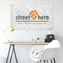 Load image into Gallery viewer, Street Dog Hero Flag - White