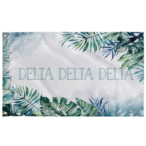 Delta Delta Delta Tropical Teal Greek Flag