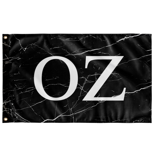 OZ - Black Marble Flag
