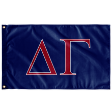 Load image into Gallery viewer, Delta Gamma Sorority Flag - Wave Navy, Anchor Red &amp; White