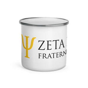Zeta Psi Fraternity Enamel Mug
