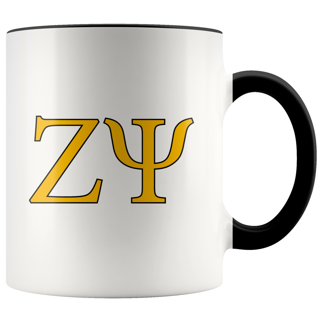 Zeta Psi Greek Letters Mug